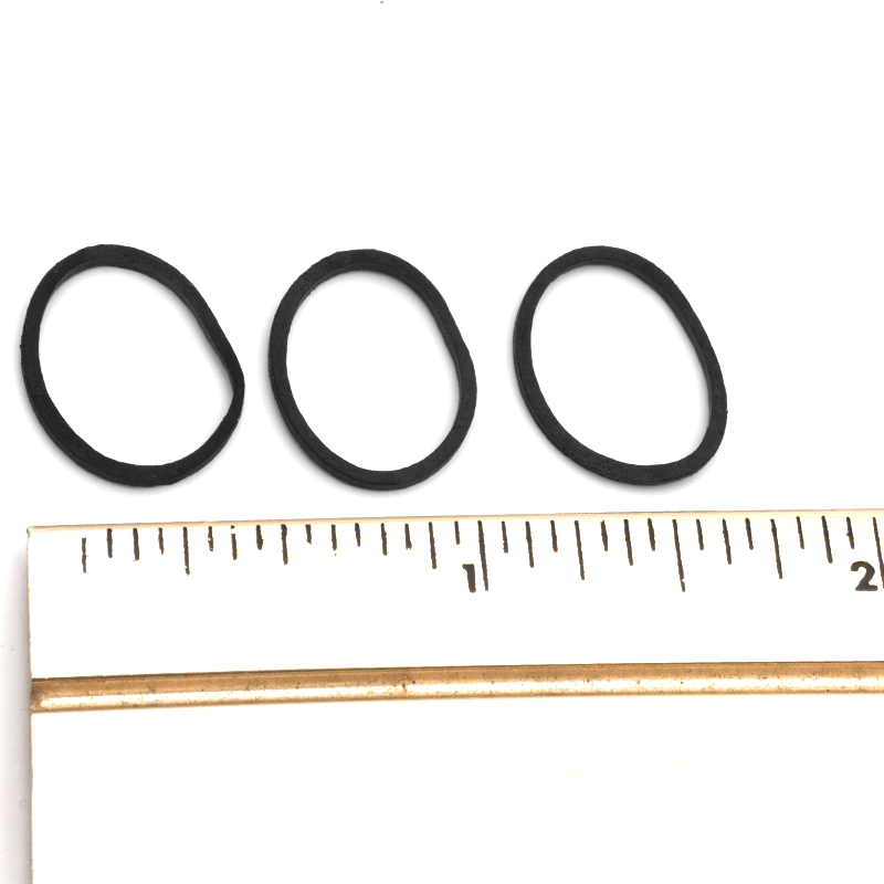 Annie Rubber Bands 1000Ct Black