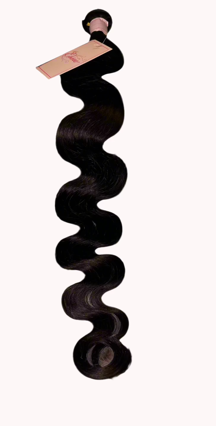 Essie 100% virgin Human hair Body-wave bundles are thick and soft from weft to tip, very easy to maintain and style.